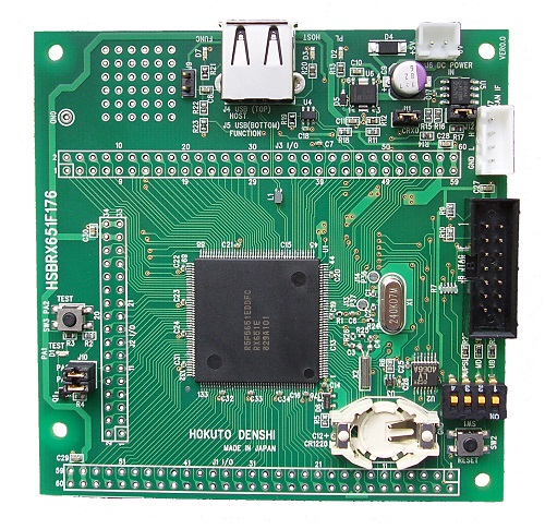 RX651(176ピン)マイコン搭載ボード HSBRX651F176 | 北斗電子