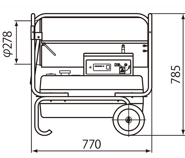 ジェットヒーター（ORION HPE310-L） ｜ 株式会社ほくとう