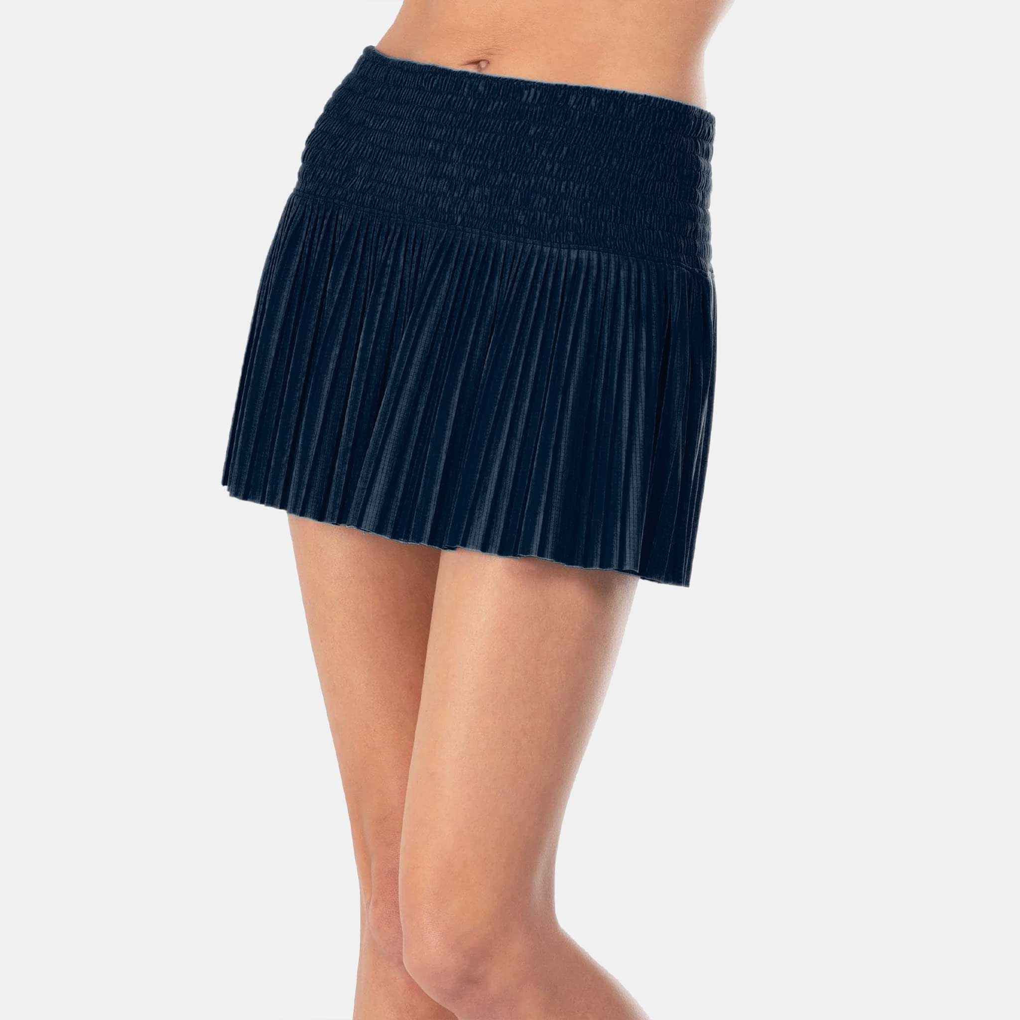 Lucky In Love Long Pleated Smocked Skirt Women's – Holabird Sports