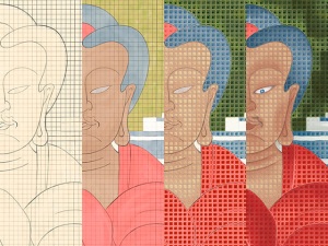 TOPPAN、伊藤若冲の幻の作品「釈迦十六羅漢図屏風」を復元 | TOPPAN