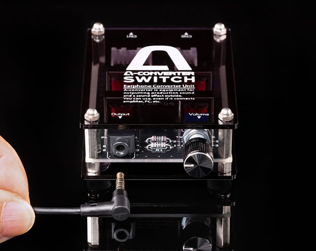 パチスロ用】A-コンバータースイッチ 【4ch】 イヤホンジャックの