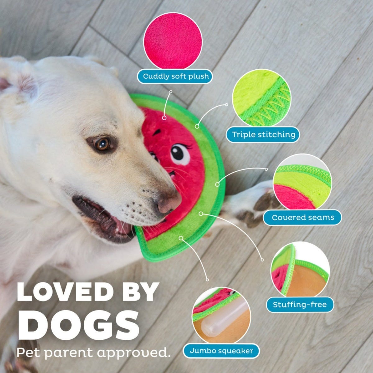 Outward Hound Tough Skinz - Watermelon | Buy at Homesalive.ca