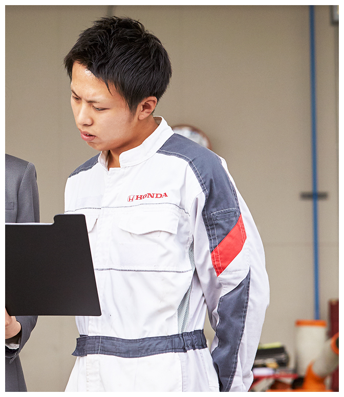 サービス部門 | Honda Cars 三重北 採用サイト