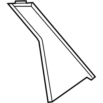 72761-TBA-A01 - Genuine Honda Garn L,RR Door Qt