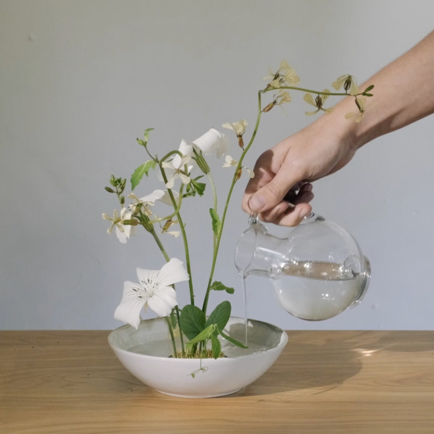 Niwaki Kenzan Flower Frog - Hops Petunia Floral