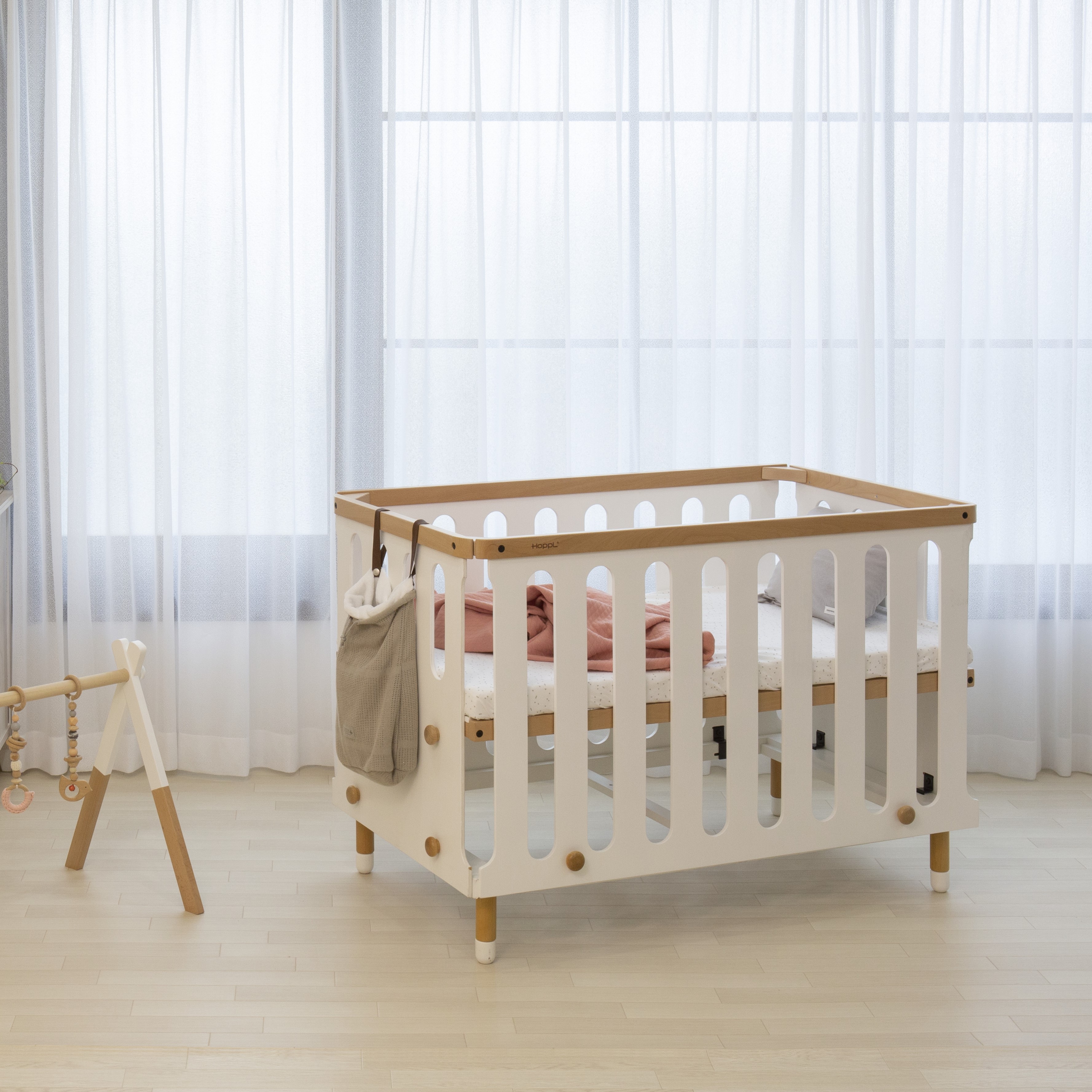 HOPPL TOWN / 10年使えるベビーベッド bébéd baby〔公式限定3年保証〕