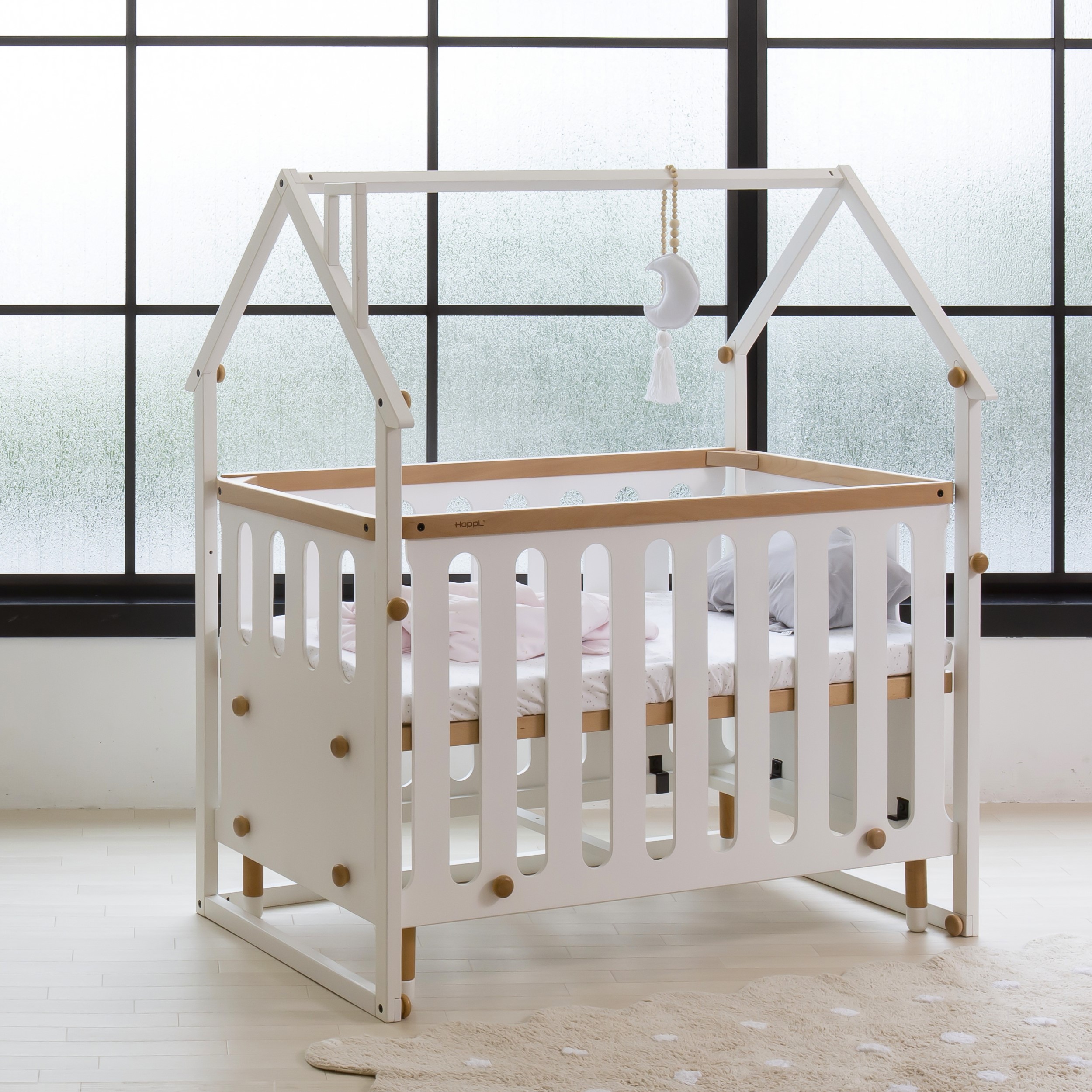 Little Folks ツインベビーベッド LF25405 Little Folks ツインベビー