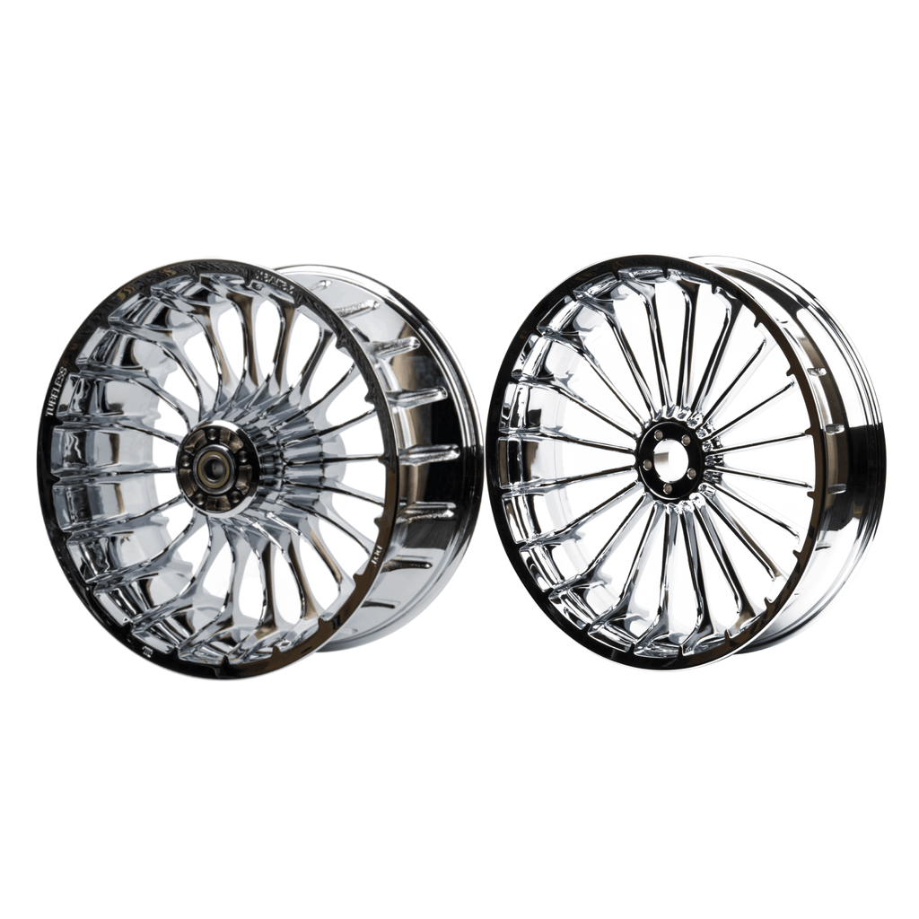 Chrome Tubeless Wheels For Harley Softail Fat Boy 2018-2025 – HOPROUSA