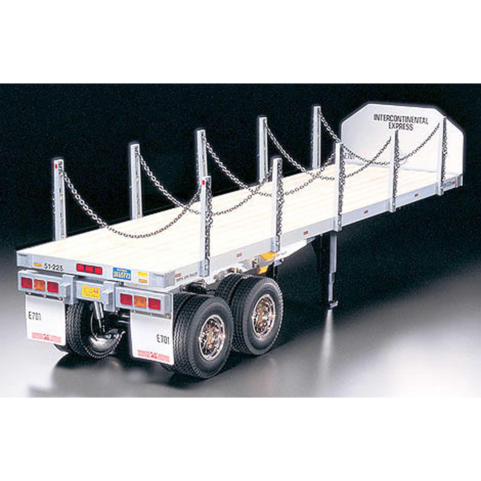 Tamiya 1/14 Semi Flatbed Trailer Kit | Horizon Hobby