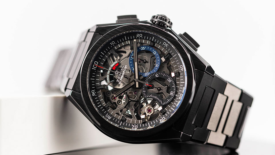 49.9000.9004/78.M9000 | Black Ceramic | El Primero 21 | Defy