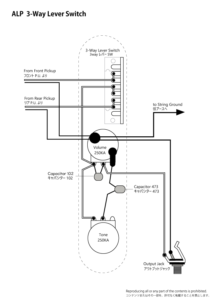 ALP-3W : SUCD,レバースイッチ