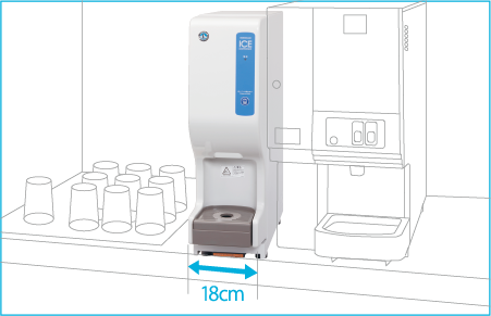 ホシザキシャトルアイスディスペンサー ホシザキ ICE製氷機 卓上型