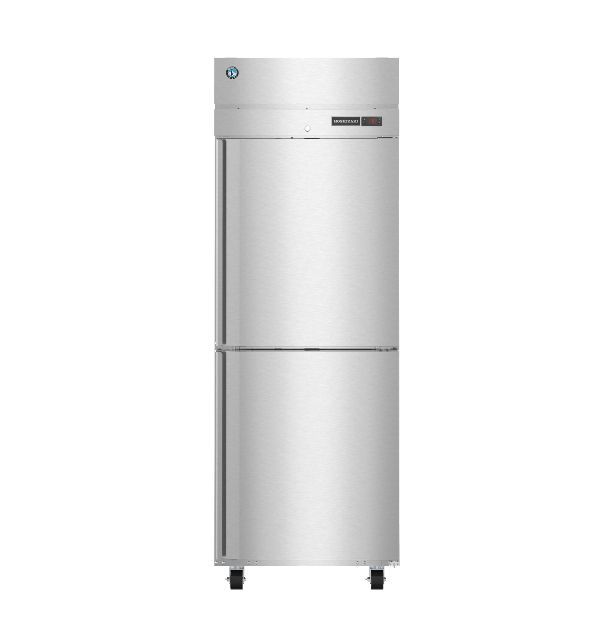 HC1A-HS-HS, Heated Cabinet, Single Section Pass Thru Upright, Half