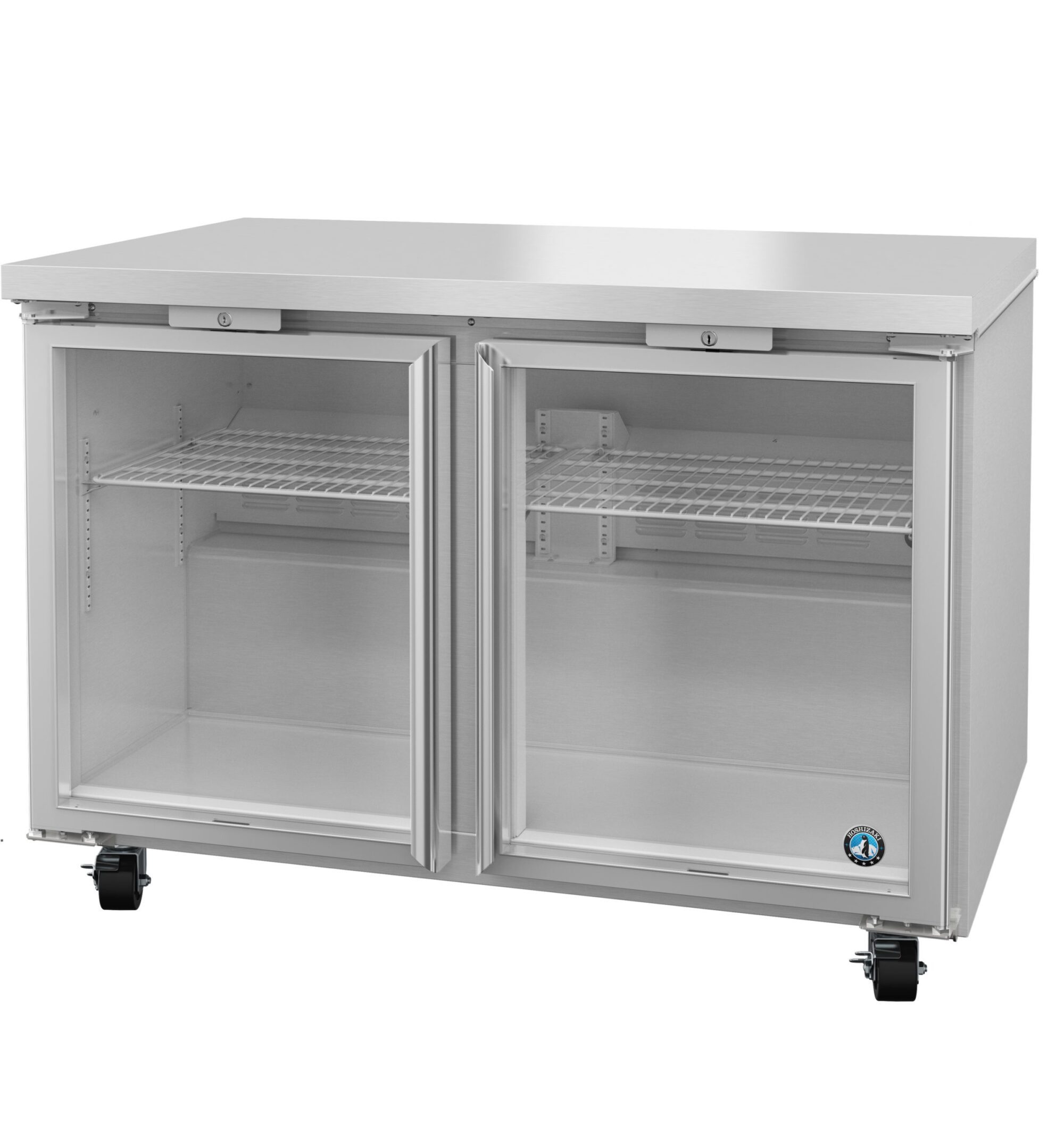 UR48B-GLP01, Low Profile Refrigerator, Two Section Undercounter