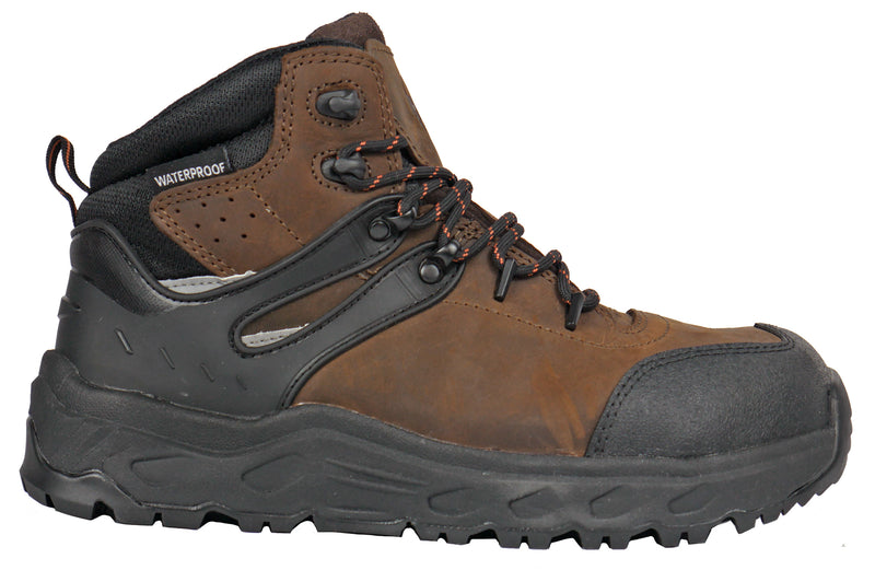 Stomp Hiker Brown/Black Aluminum Safety Toe 60203