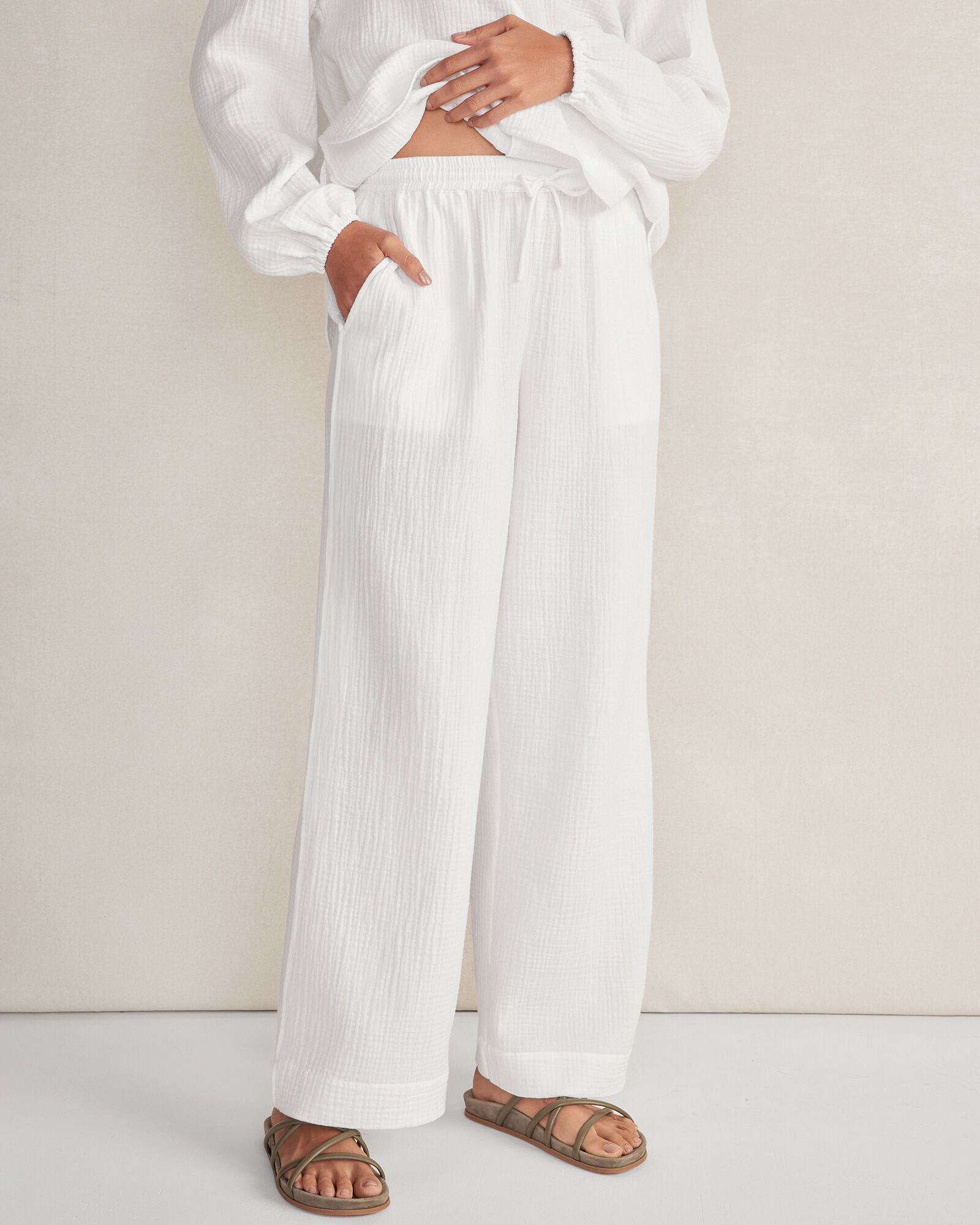 Organic Cotton Gauze Pants | Haven Well Within