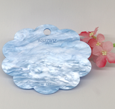 アクリル板キャスト-ワーズウィズブルー 2色柄 パール調 (W-405