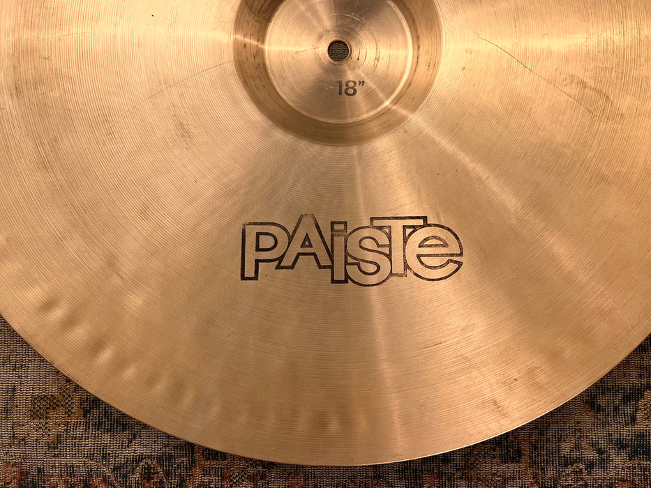 VERY RARE Vintage Paiste SOUND CREATION 18” SHORT CRASH 1617 g