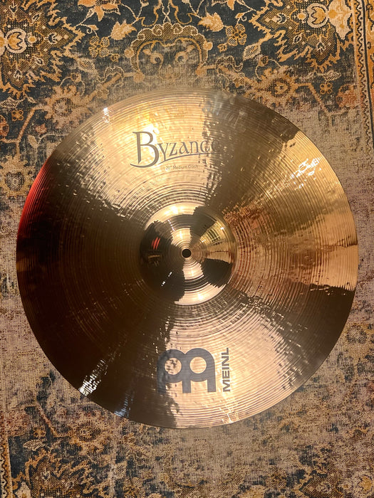 IMMACULATE In Bag DARK FULL Meinl BYZANCE Medium Crash 20” 1872 g