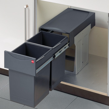 2 分別ダストボックス, 15Lx2 用, Hailo Tandem 3666-10 ｜ハーフェレ