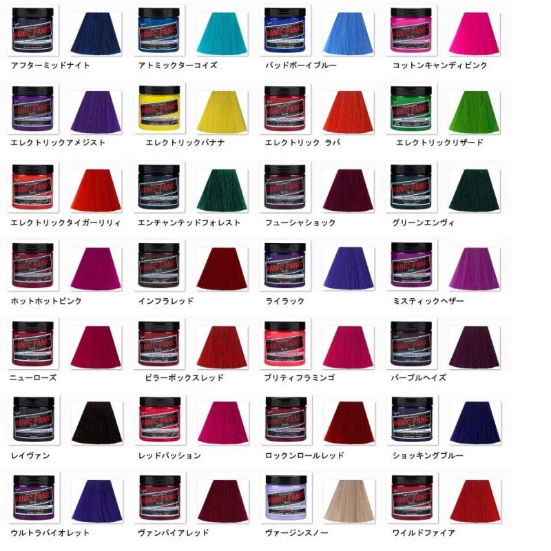 マニックパニック ヘアーカラークリーム バッドボーイブルー 118ml