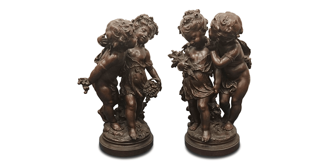 モローのブロンズ像を買取致しました | 古美術八光堂の骨董品買取ブログ