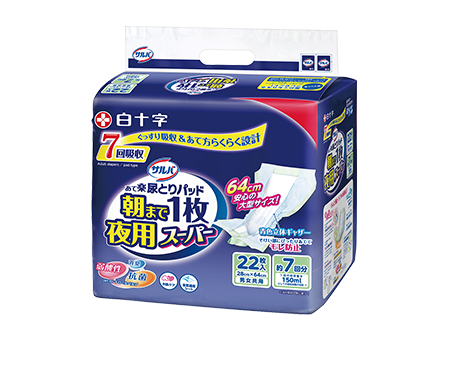 サルバ あて楽パッド朝まで1枚 夜用／夜用スーパー／強力吸収 | 製品