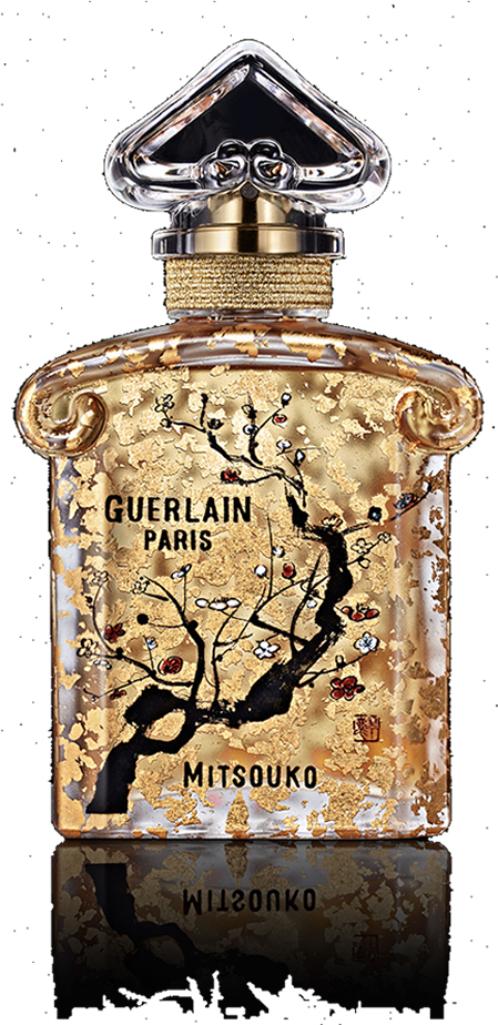 フランスのフレグランスメゾンゲランの香水に、箔一が金箔を装飾