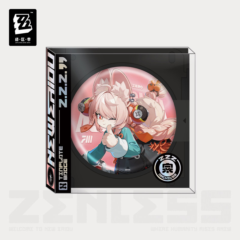 ZZZ 20pt】ゼンレスゾーンゼロ 立ち絵 缶バッジ クランプスの黒枝