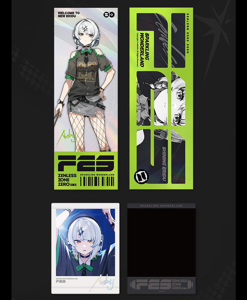 ZZZ 28pt】ゼンレスゾーンゼロ 2025 FES ホログラムカードセット - HAKUTEA
