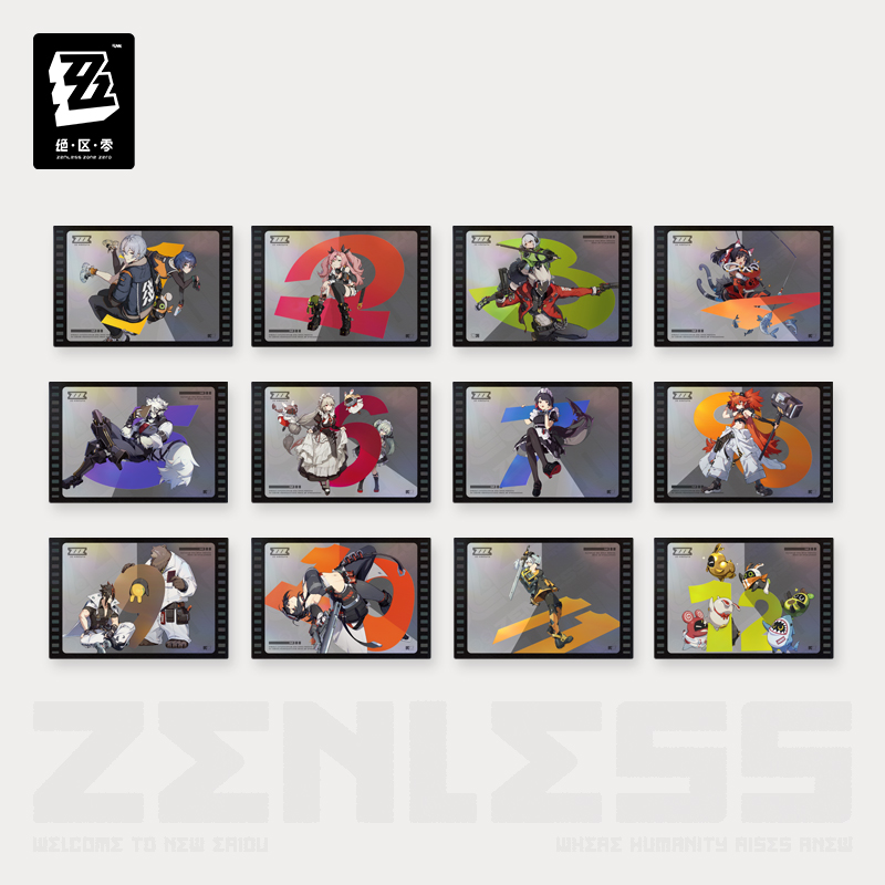 ZZZ 18pt】ゼンレスゾーンゼロ カレンダーイラスト PETカード - HAKUTEA