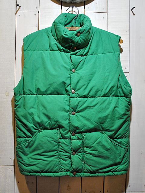 1970s【THE NORTH FACE】茶タグ中綿ベスト - 古着屋HamburgCafe