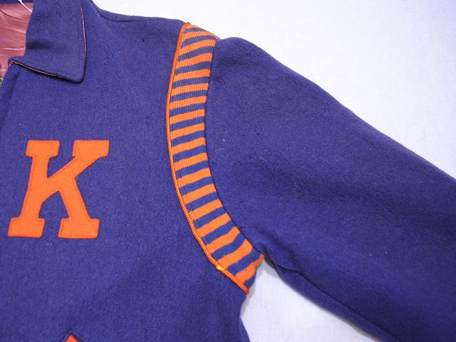 1950s〜【BUTWIN】リバーシブルスタジャン メルトン×サテン - 古着屋