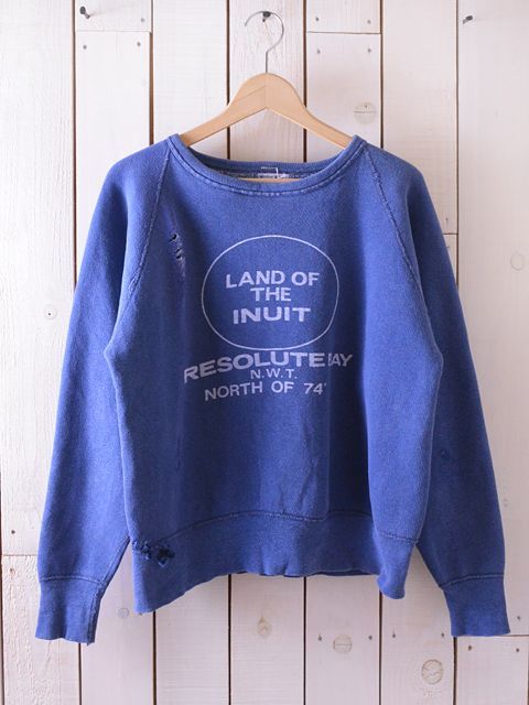 1960s【Windsor Wear】LAND OF THE INUITスウェット 表記L - 古着屋