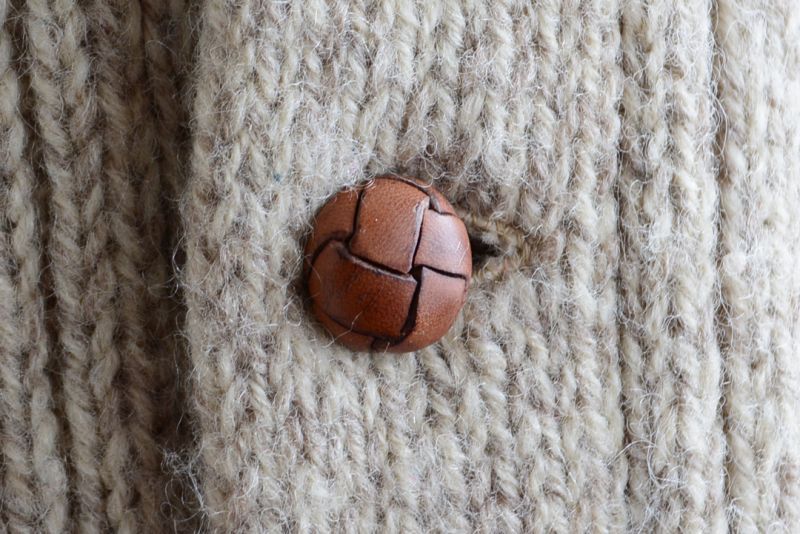 Polo RalphLauren ショールカラーカーディガン エルボーパッチ付き