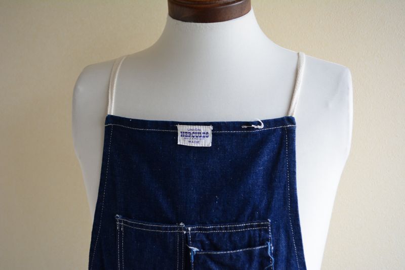 1950s HERCULES デニムエプロン - 古着屋HamburgCafe