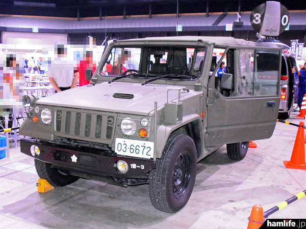 ハムフェア2025】＜「非常災害関連ブース」に登場＞警察庁衛星通信車