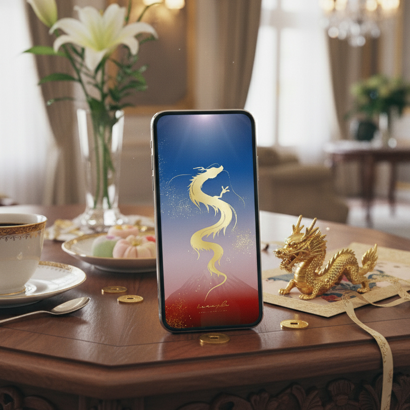 金龍 ｜ 願いが叶う幸運待ち受け2026【公式】ハナプラ｜効果絶大・奇跡