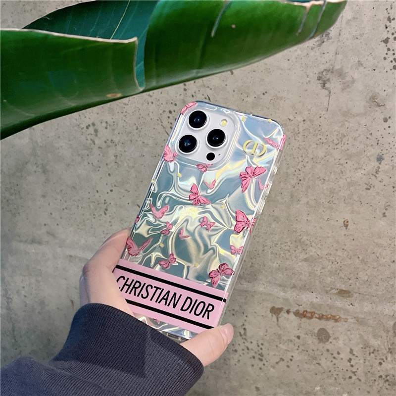 アイフォンケース 16 dior iphone15/15pro ケース 蝶々 スマホケース