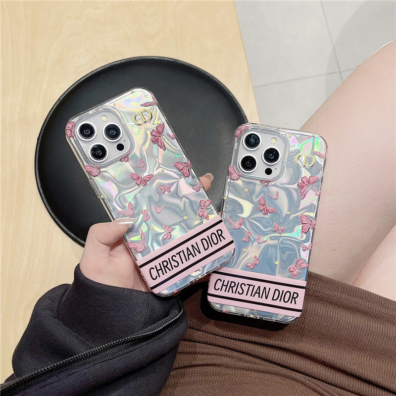 アイフォンケース 16 dior iphone15/15pro ケース 蝶々 スマホケース