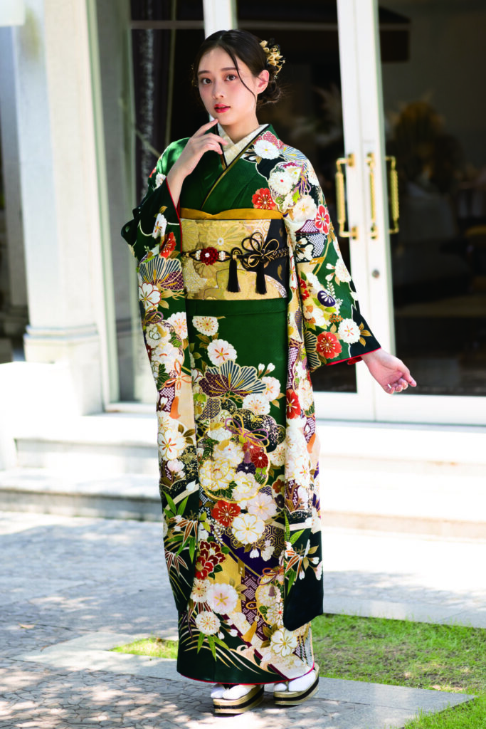 緑系 | 振袖コレクション | 成人式の振袖レンタル【花てまり】 京都