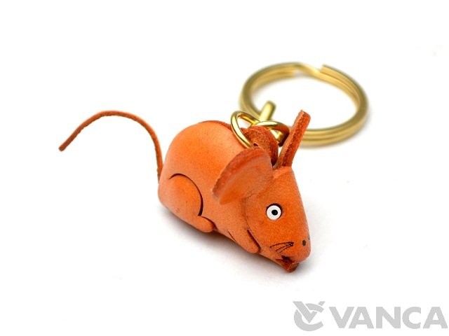 Rat Leather Keychain (Chinese Zodiac)