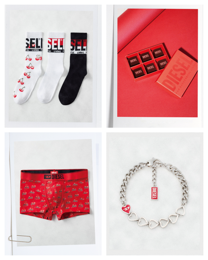 DIESEL バレンタイン 2026 | 限定チョコ・ハートバッグ・ペアギフト