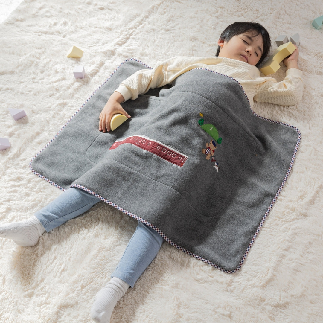 ファミリア×阪急電車 ブランケット