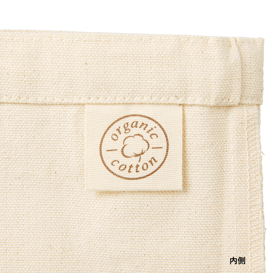 オリジナル オーガニックコットンキャンバストートバッグ(S