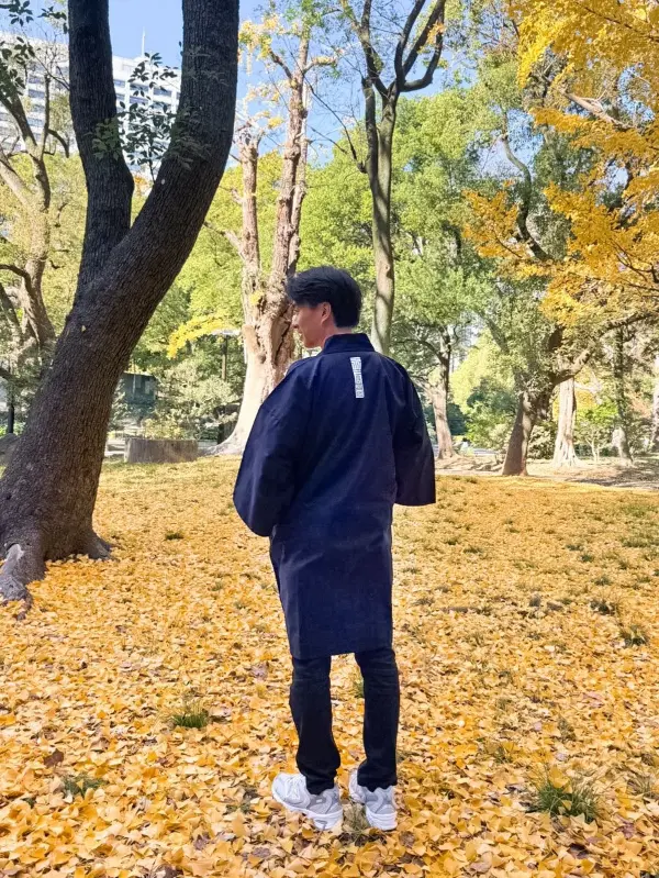 永谷園様 ワンマイル半纏コート | 水野染工場 日比谷OKUROJI店