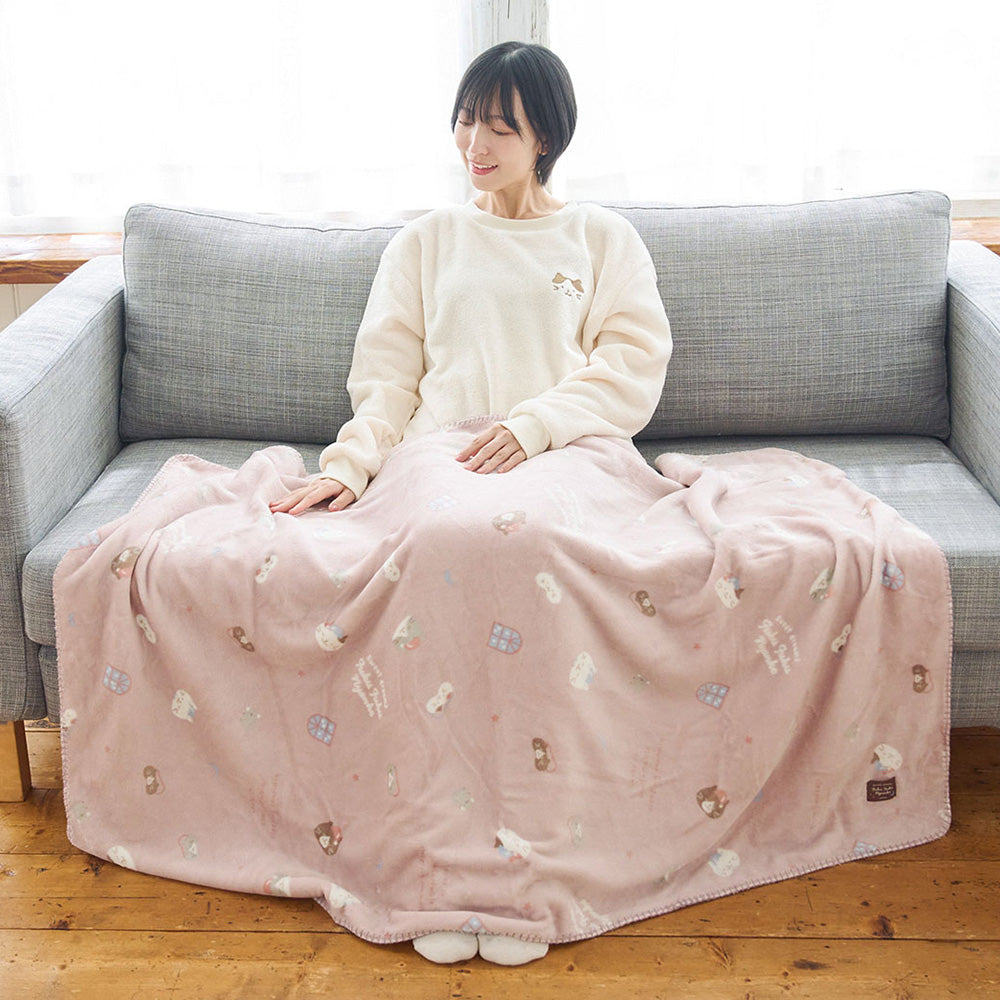 ふくふくにゃんこ フランネルブランケットL – HAPiNS online shop