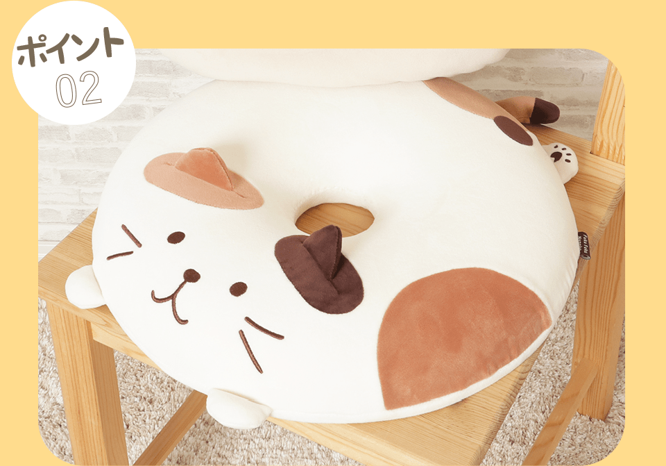 FukuFukuNyanko円座クッション– HAPiNS online shop