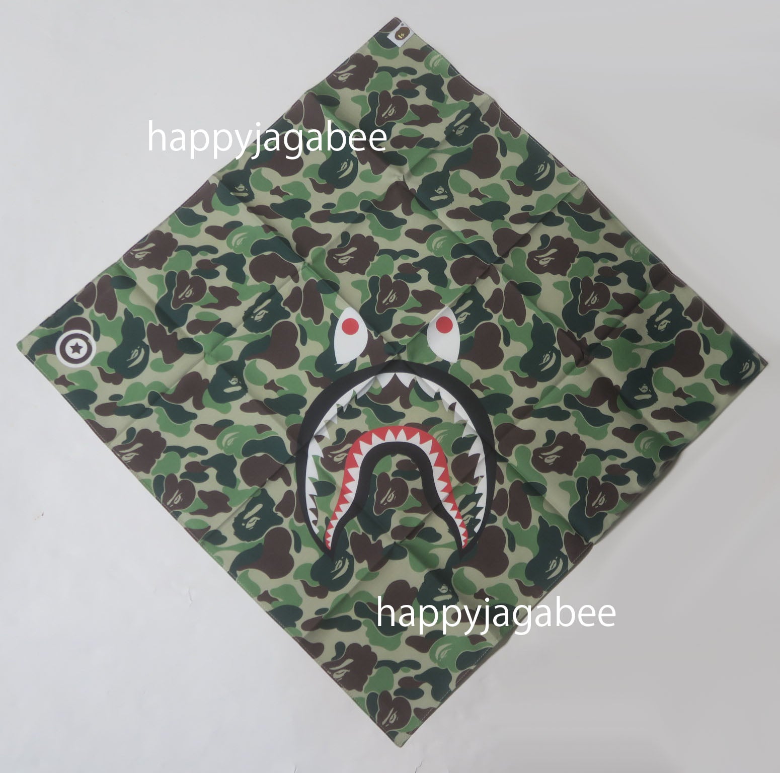 A BATHING APE ABC CAMO SHARK BANDANA – happyjagabee store