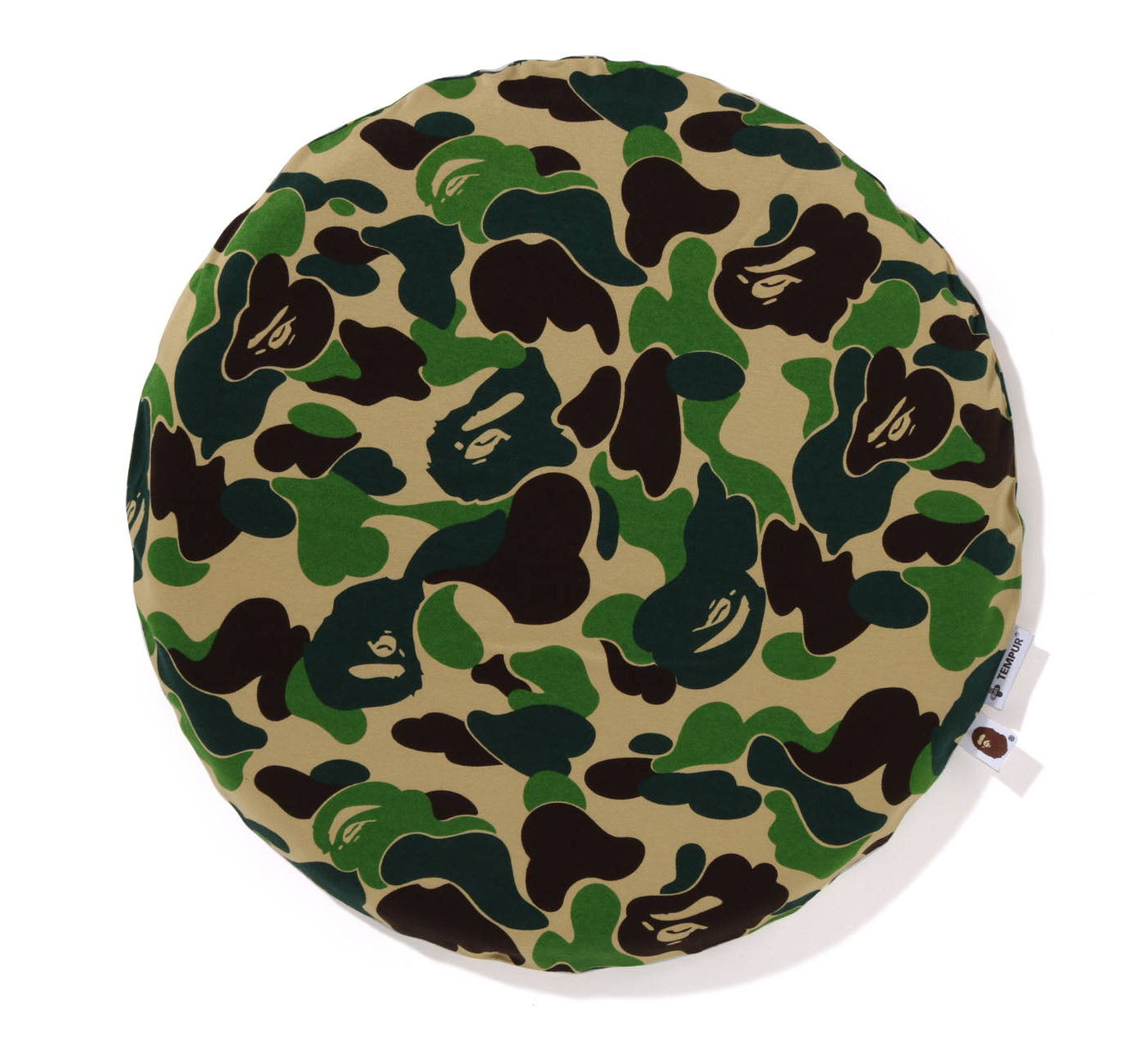 A BATHING APE BAPE x TEMPUR ABC CAMO CIRCLE CUSHION – happyjagabee